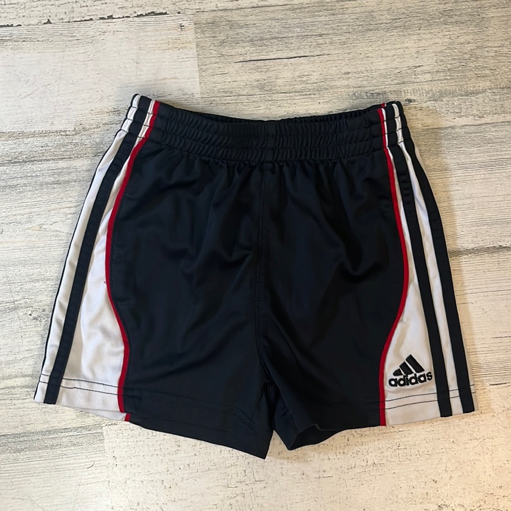 #s9- boys black ADIDAS shorts size 24M